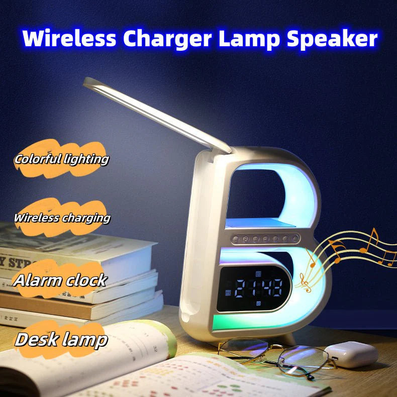 B-Shaped Blutooth Speaker - Multifunctional - Wireless Charger