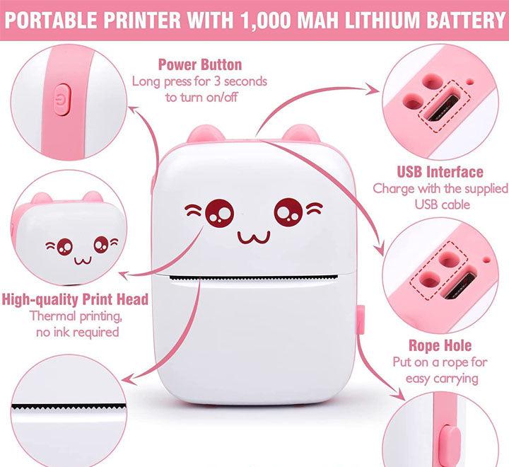 Portable Mini Pocket Printer Thermal Printer