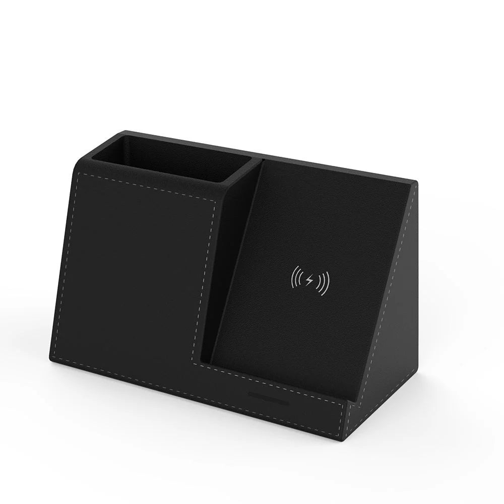 Leather Pen Holder Wireless Charger