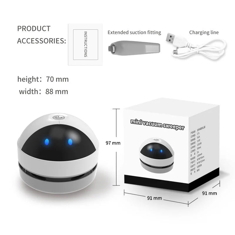 Personalized USB Desktop Keyboard Cleaner Mini Handheld Vacuum Cleaner
