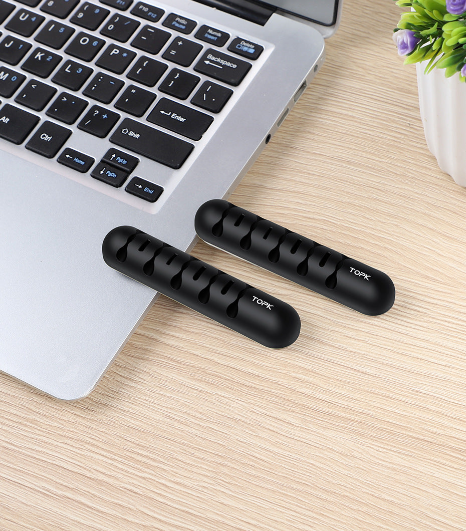 TOPK Cable Organizer & Magnetic Plug Box Silicone