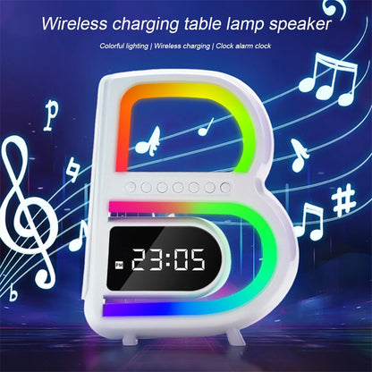 B-Shaped Blutooth Speaker - Multifunctional - Wireless Charger