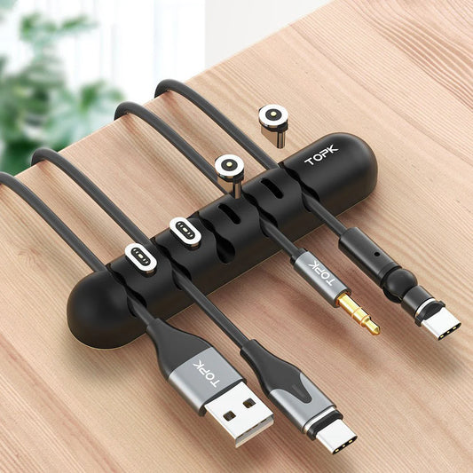 TOPK Cable Organizer & Magnetic Plug Box Silicone